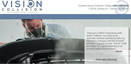 Vision Collision Auto Body and Paint in Tempe AZ